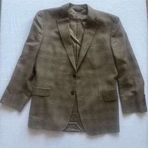 Brooks Brothers Tan check Blazer 42S
